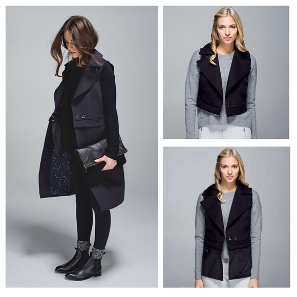 lululemon athletica Jackets & Blazers - Lululemon – Quickchange 3-Way Vest – Black – Sz. 8